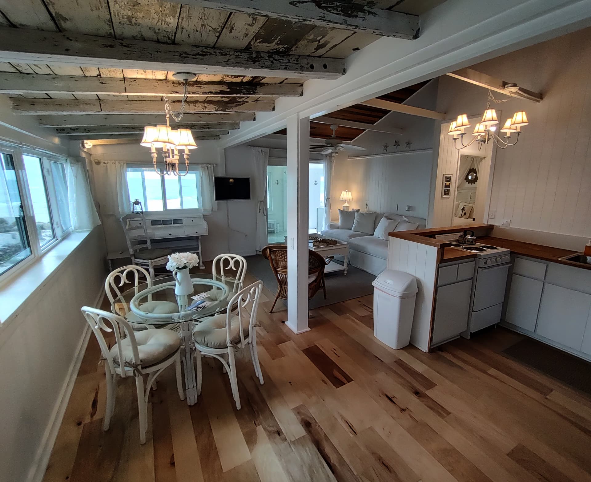Main living area of the Sand Dune Bungalow